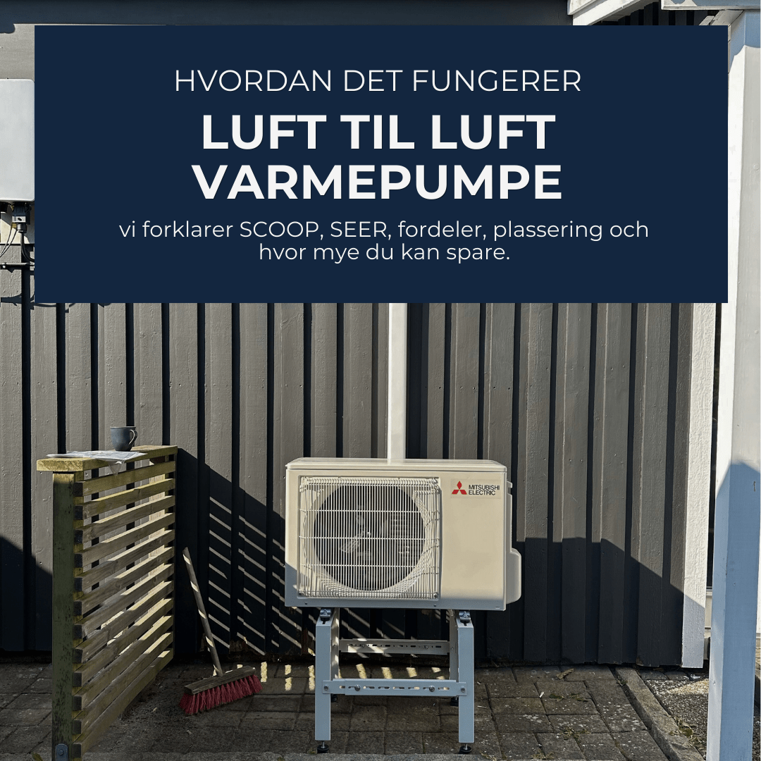 Luft til luft varmepumpe - hvordan det fungerer - KlimaTime.no