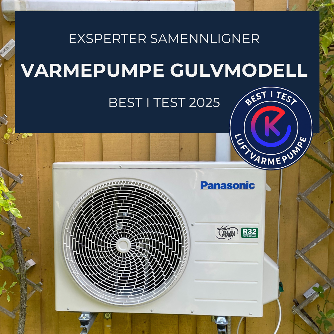 Varmepumpe Gulvmodell Best i Test 2025