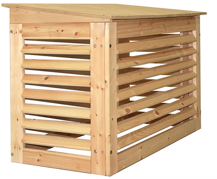 Varmepumpehus trykkimpregnert gran