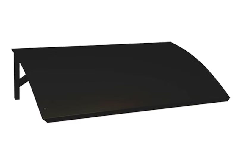 Varmepumpetak i metall, sort