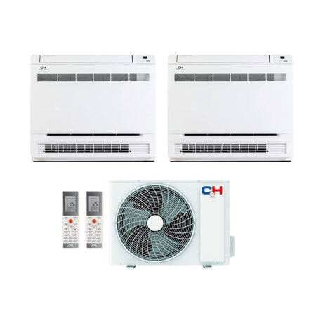 Cooper&Hunter Nordic Multi 6.5kW Varmepumpe med 2 gulvinnedelar - KlimaTime.no