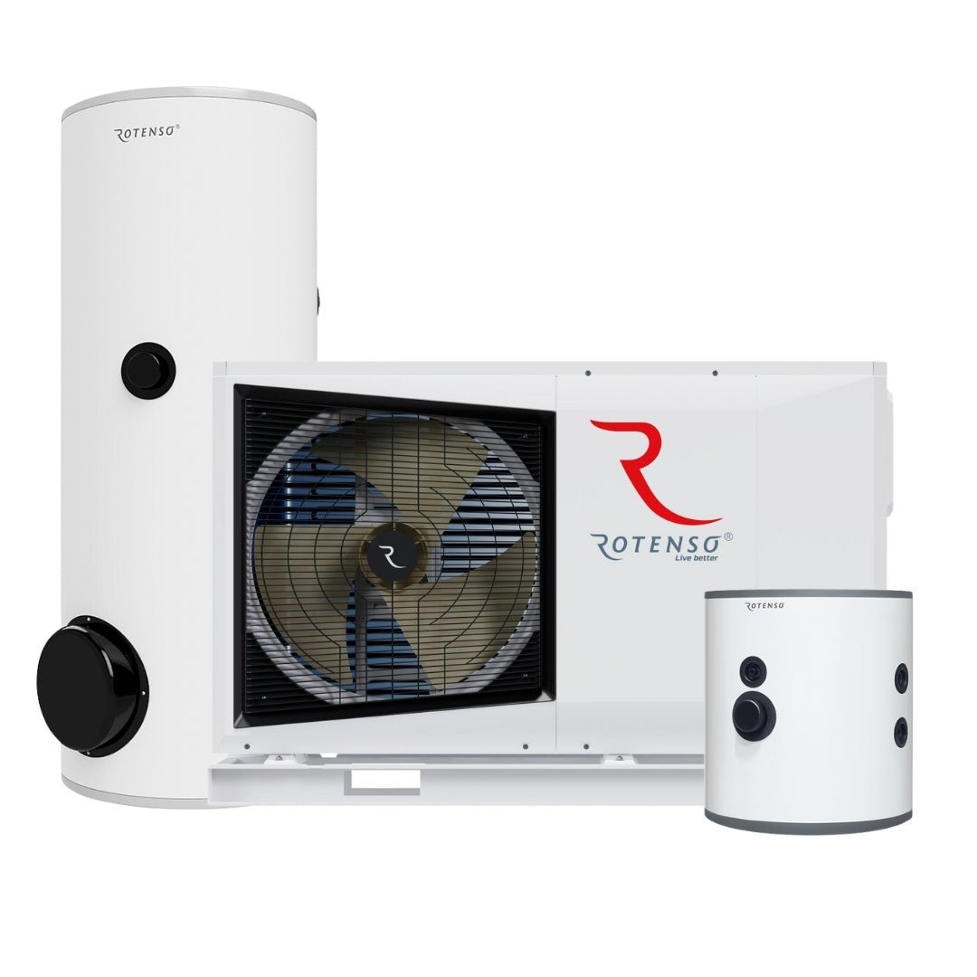 Rotenso 6kW Windmi Paket Monoblock Villa - paket Luft - vattenvärmepump - KlimaTime.no