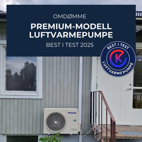 Premium-modell Luftvarmepumpe best i test 2025