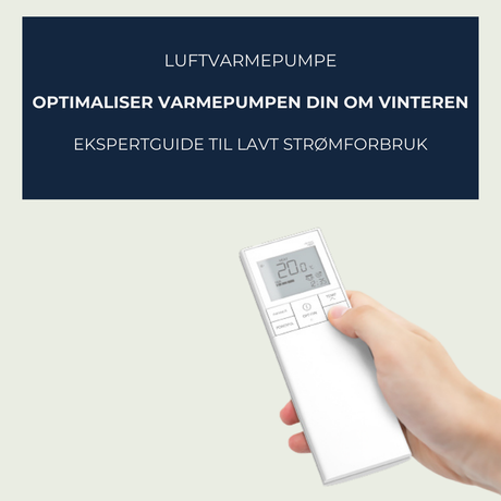Optimaliser varmepumpen din om vinteren