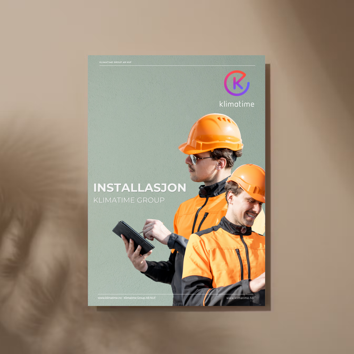 Luftvarmepumpe Standardinstallasjon av 2 deler 