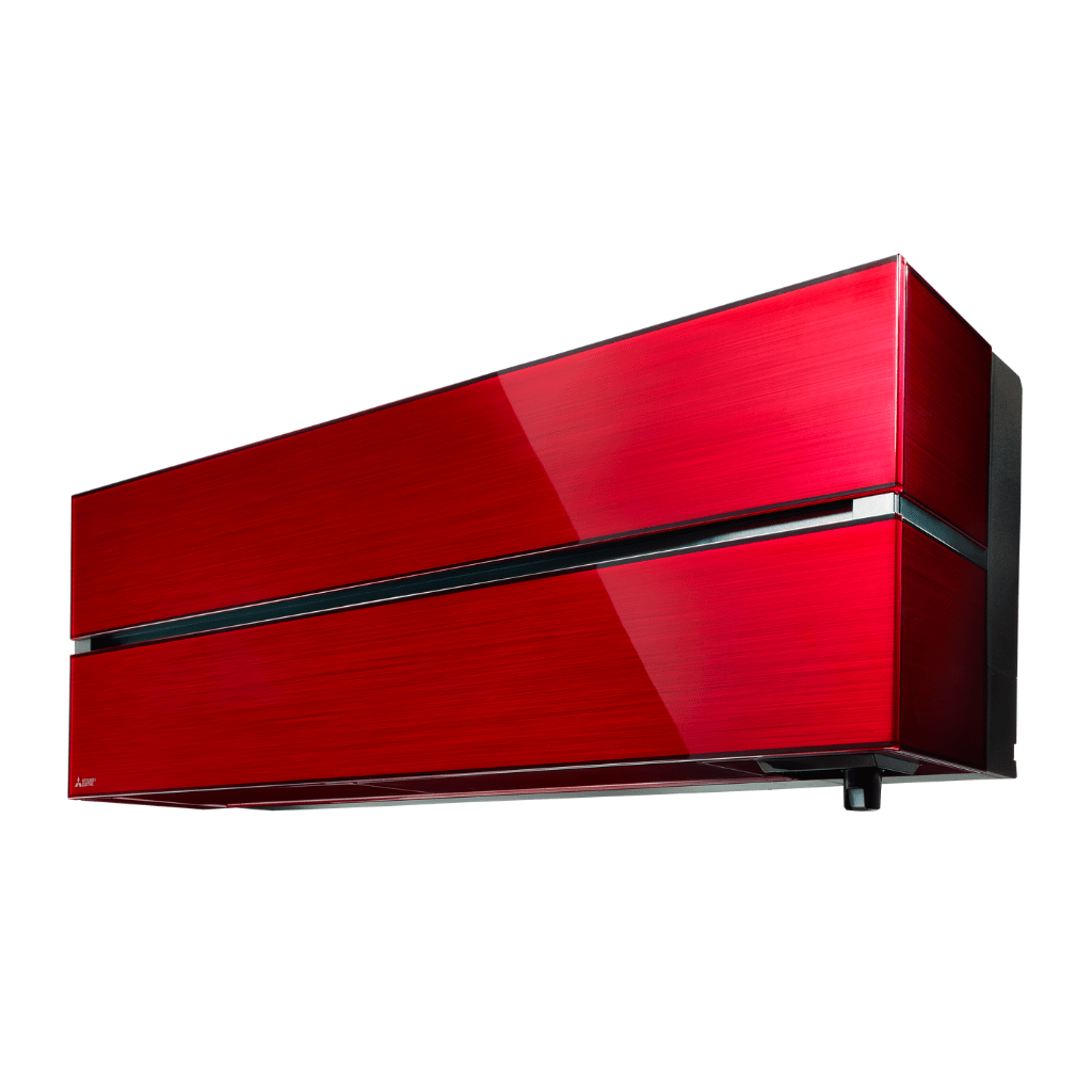 Mitsubishi Electric KAITEKI 6600 Rubinrød Varmepumpe - KlimaTime.no